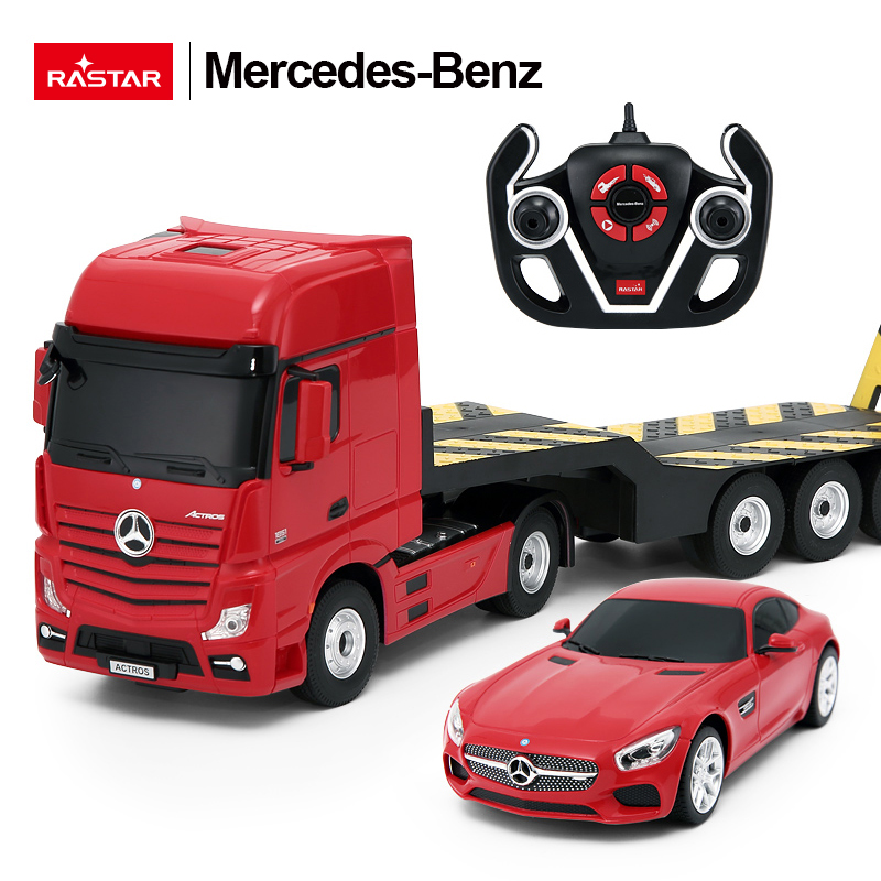 R/C 1:26 Mercedes-Benz Actros with 1/24 scale Car